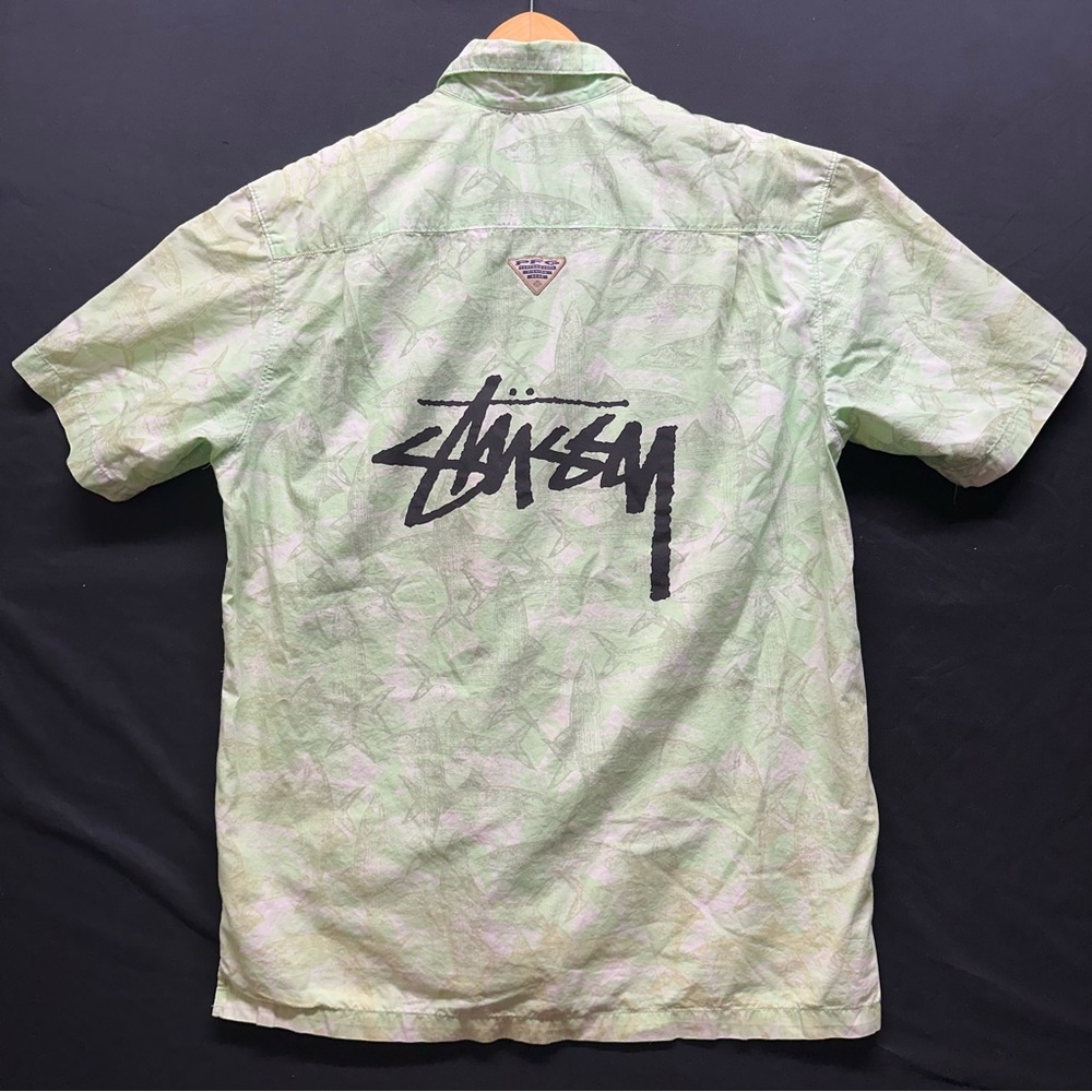 Custom Stussy Columbia Button Up